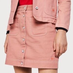 Amsterdams Blauw Scotch and Soda Pink Workers Skirt